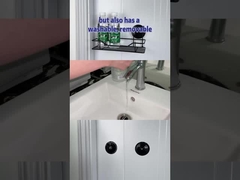 حامل ملحقات الحمام الأسود المؤكسد الفولاذ المقاوم للصدأ للاستحمام شفط كوب ثابت