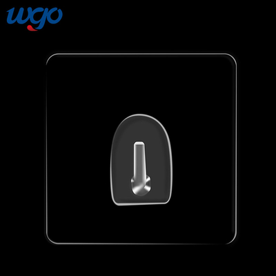 WGO الذاتي لاصق PC واضح خطاف تعليق المعاطف الثقيلة لتعليق منشفة المعطف المطبخ الحمام مقاوم للماء غير قابل للصدأ