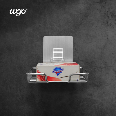 طبق صابون من الفولاذ المقاوم للصدأ WGO 304 للاستحمام ISO 9001 5 كجم من النوع ذاتي اللصق