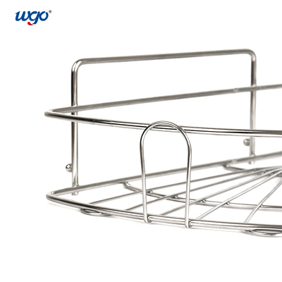 WGO Corner Shower Caddy Suction 30cm Wide ISO 9001 Corner Shower Storage