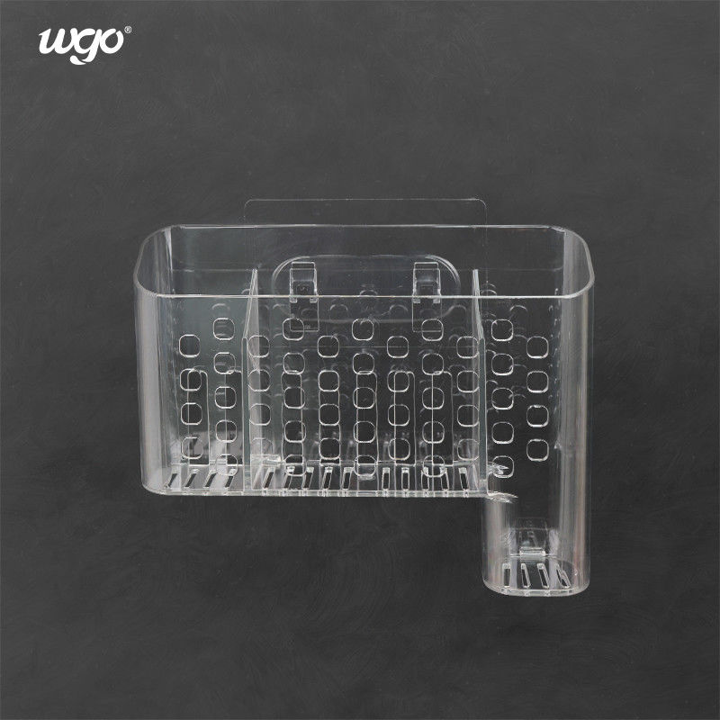 حامل علبة الحمام البلاستيكي المقاوم للتلف على الحائط لسلة مكتب مكتب المطبخ