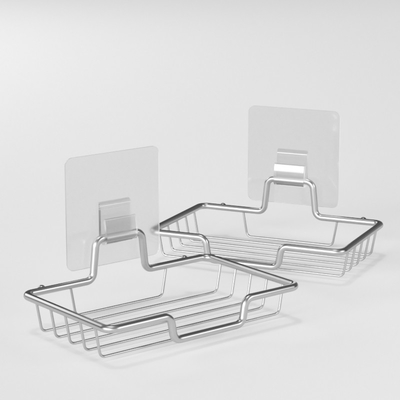 الإسفنج حالة موزع ملحق أطباق صابون الحمام ذاتية اللصق مثبتة