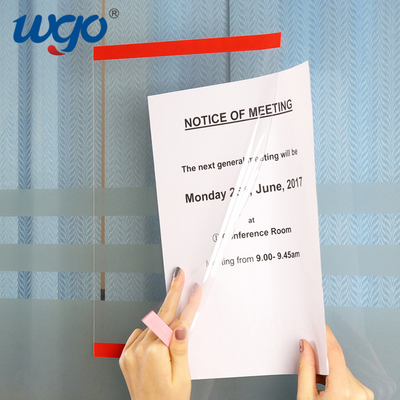مستند أكريليك 8.5 × 11 حامل علامة واضحة قابل لإعادة التوضع ODM OEM مثبت على الحائط