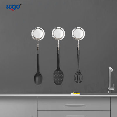 متعدد الوظائف جدار الحمام السنانير 6 كجم تحميل SS201 خطاف المنشفة الحائط